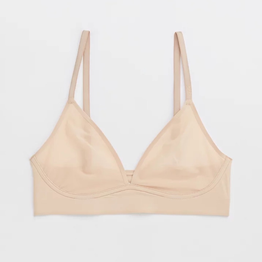 NWT Aerie SMOOTHEZ Mesh Bralette Sands